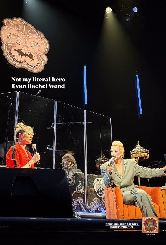 evan rachel wood at the pansy craze show recently.