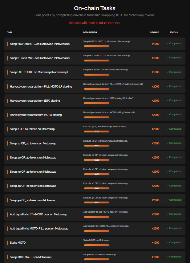 SunsetProj's tweet photo. You still have few hours left to complete this. 

Struggle to complete the below? You might want to ask your local support for some advice.

Let's go together and break the Testnet! 🔥

@opnetbtc @motoswap https://t.co/8ZMkh0eKrU
