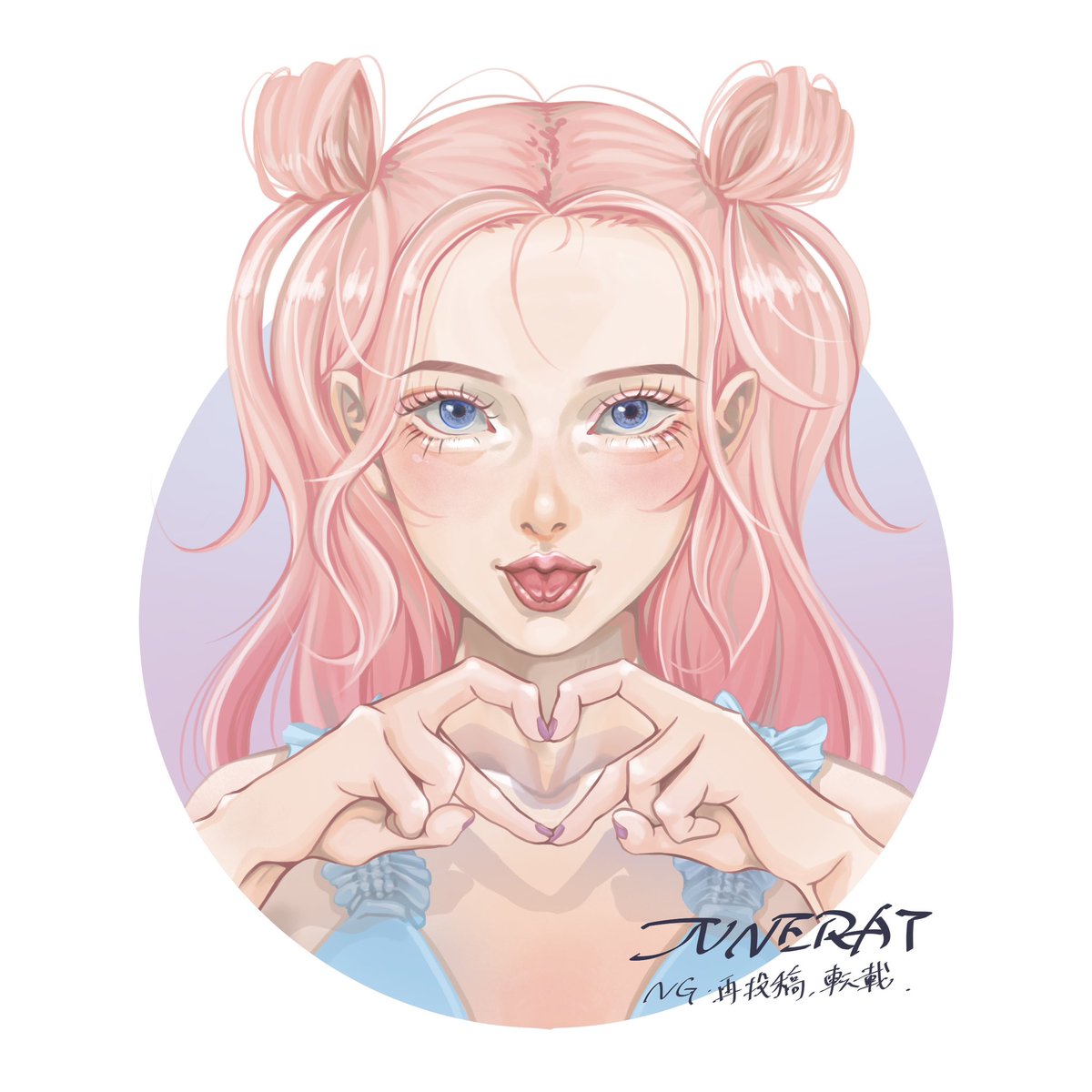 _June_ray's tweet image. 数年前に途中まで塗って放置してたイラストが出てきたので供養します
