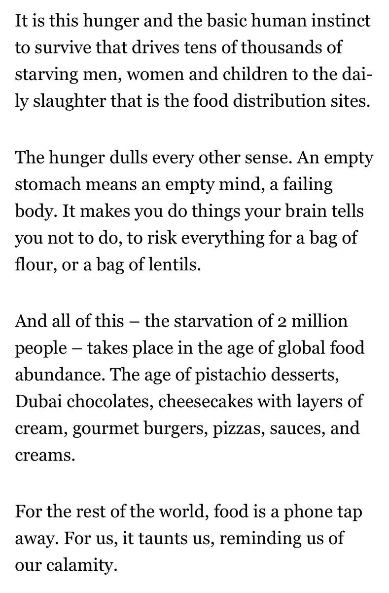 Hamza Yusuf (@hamza_a96) on Twitter photo This was absolutely soul-crushing.
Written by <a href="/MaramGaza/">Maram Humaid</a>; please read the entire piece.
aljazeera.com/features/2025/… This was absolutely soul-crushing.
Written by <a href="/MaramGaza/">Maram Humaid</a>; please read the entire piece.
aljazeera.com/features/2025/…