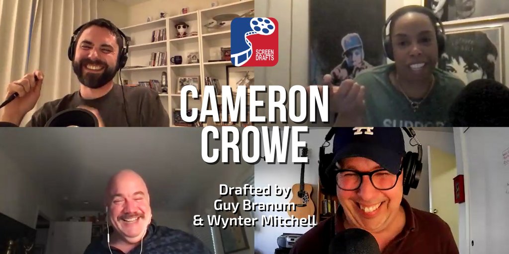 ICYMI!  

Screen Draft All-Stars and former Pop Rocket co-hosts <a href="/wyntermitchell/">🔥 🏠 with a Y 🏠 🔥</a>  &amp; <a href="/guybranum/">Guy Branum</a> reunited at the Draft Table to competitively / collaboratively rank the 7 best films from the writing and directing career of Oscar winner CAMERON CROWE!

podcasts.apple.com/us/podcast/scr…