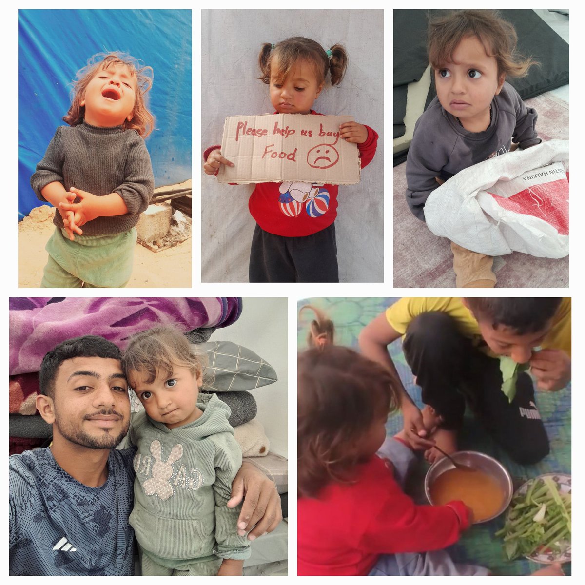 moha_med2007's tweet photo. My sister Ghada cries from hunger every day... no food, no water, nothing but fear and destruction. 💔
629 days of war have exhausted her childhood.
We don't know the taste of satiety... 🥺
Please, don't let her die in silence. I want to buy food and flour for my family. Please, any donation, no matter how small, will help buy food so we don't leave us alone.
#SaveGhada #Gaza #Hunger
Donation link [https://t.co/dYiATqQX3v]👈 🔗