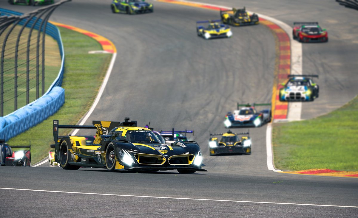 FinnSim's tweet image. With our humble hobbyist iRating, we ended up in the second split for the Watkins Glen 6 h on @iRacing. 
We crossed the line in P1!🥇

We didn’t really have any expectations, but we had solid pace and a trouble‑free race. It’s always more fun to win than not!