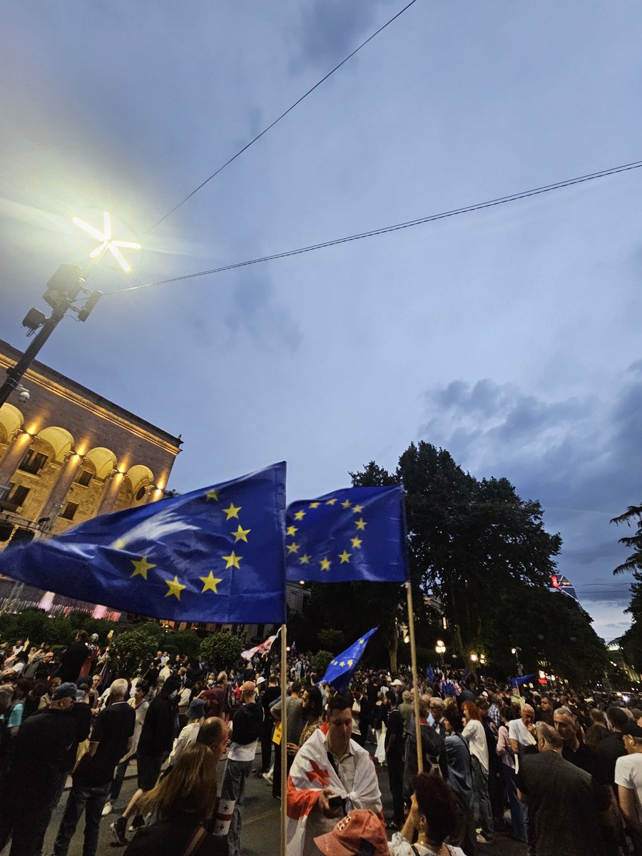 NUKA21's tweet photo. Day #214 non-stop pro-Euro #protest in #Tbilisi and in all small and big cities of #Georgia

#GeorgiaProtests 
#stopruzzia https://t.co/TOLIyrvrbw