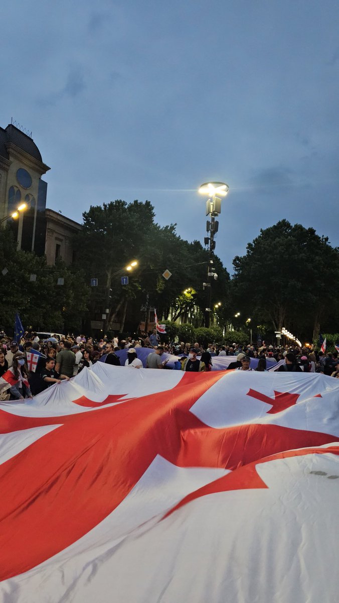 NUKA21's tweet photo. Day #214 non-stop pro-Euro #protest in #Tbilisi and in all small and big cities of #Georgia

#GeorgiaProtests 
#stopruzzia https://t.co/TOLIyrvrbw