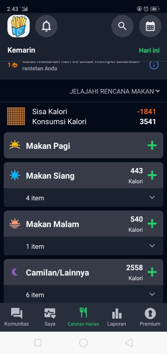 Stop ya ini terakhir, udh cukup mari defcal!!! Kelebihan 2 kali lipat yg ada makin gundud akooo. Marah sama diri sendiri