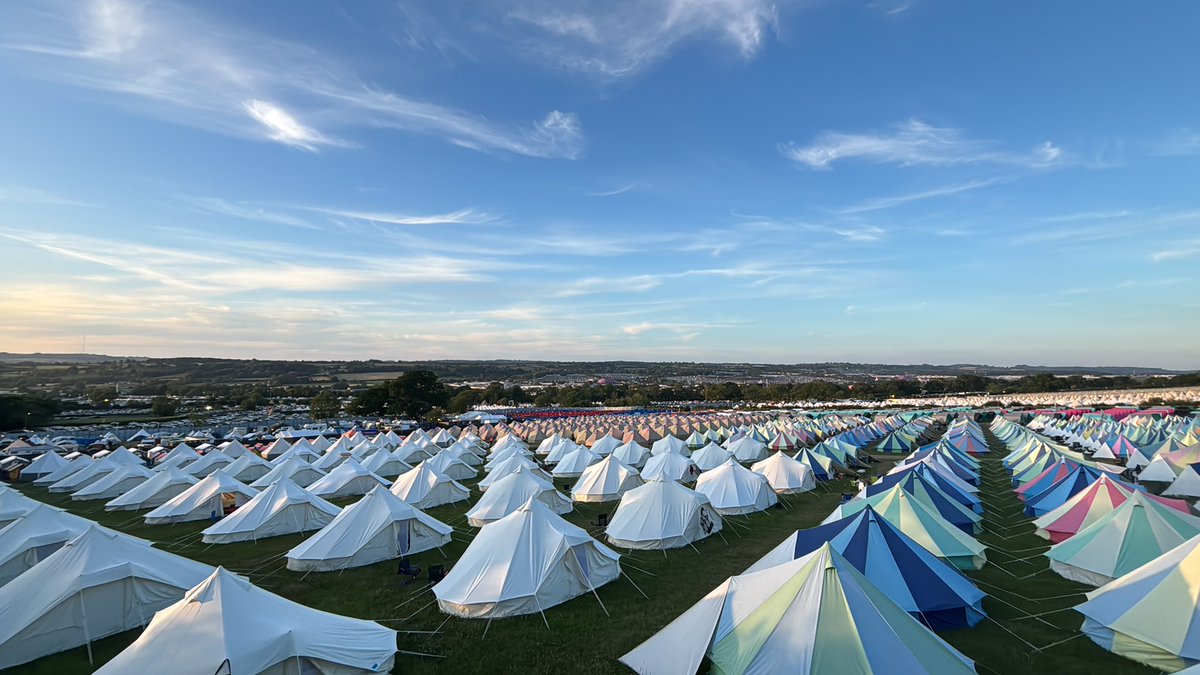 20:47 - Beginning to cool off now
#Glastonbury #Weather