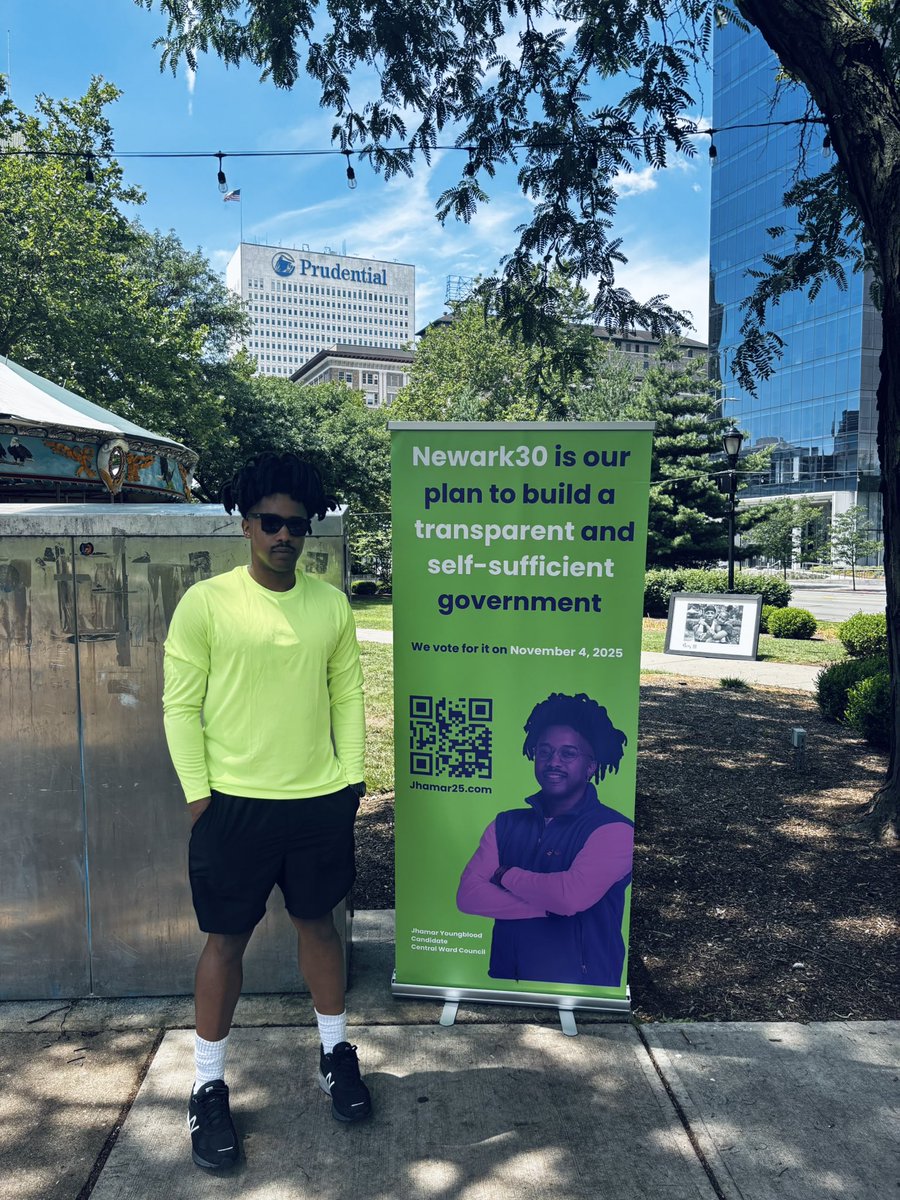 jhamar's tweet image. I did some Sunday canvassing today, trying to encourage new Newark residents to participate in our local elections for the first time.