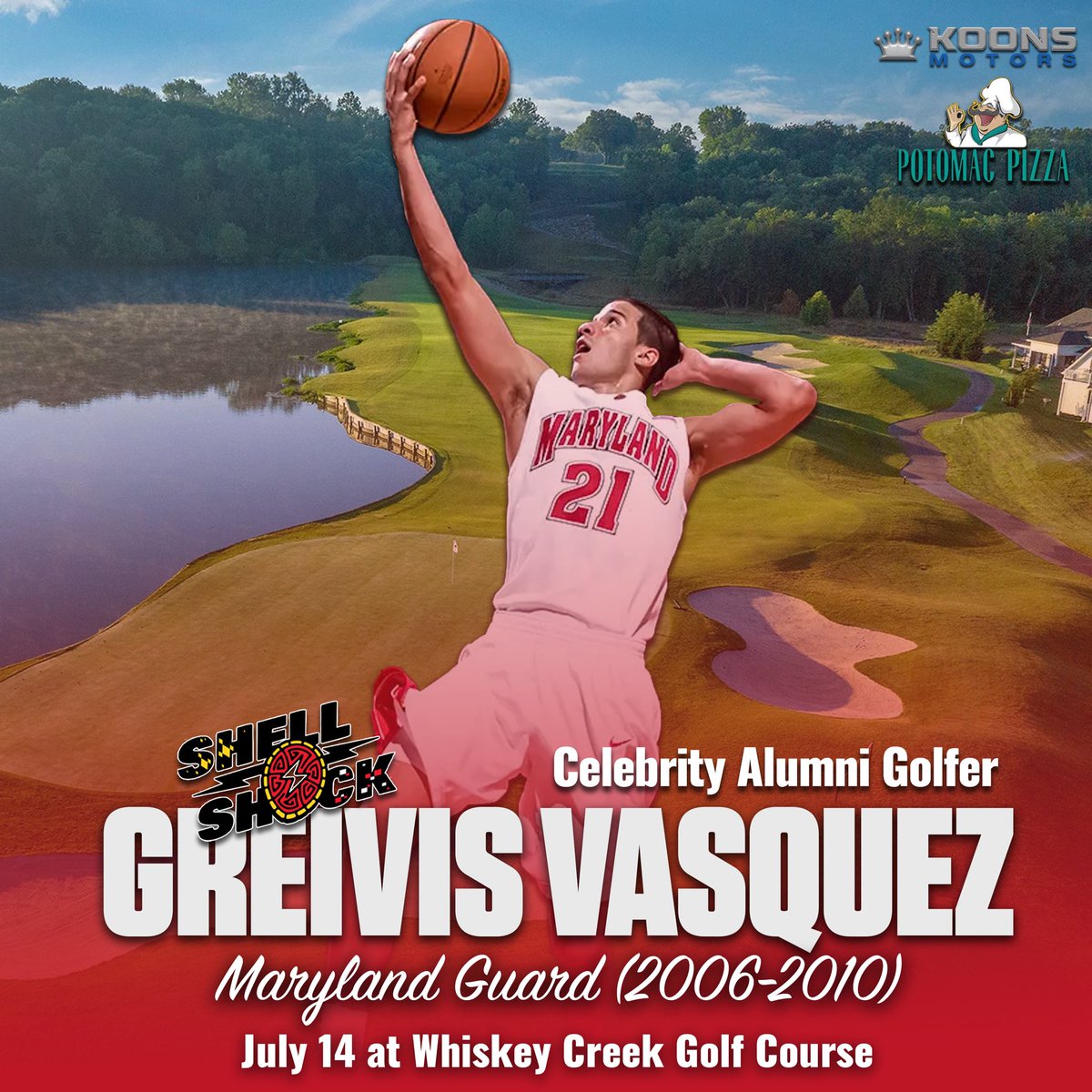 Shell Shock TBT (@tbtterps) on Twitter photo Sign up to play Golf with the General!
<a href="/greivisvasquez/">Greivis Vasquez</a> is back with his signature swagger—this time on the golf course ⛳
While riding in a golf cart with him ask him about:
🏆 Bob Cousy Award Winner
🥇 ACC Basketball POY
🇺🇸 All-American
🏀 Playing in the @nba
🎥 Emmy Award Sign up to play Golf with the General!
<a href="/greivisvasquez/">Greivis Vasquez</a> is back with his signature swagger—this time on the golf course ⛳
While riding in a golf cart with him ask him about:
🏆 Bob Cousy Award Winner
🥇 ACC Basketball POY
🇺🇸 All-American
🏀 Playing in the @nba
🎥 Emmy Award