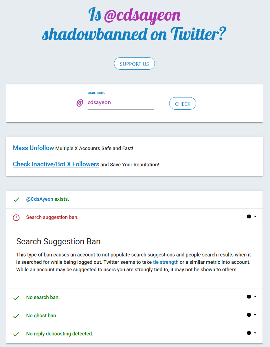 这他妈都几年了 能不能解开了 🤮🤮🤮🤮
大号停更 转站小号  <a href="/cds_ayeon/">Ayeon</a> 

서치밴 안풀리는 이유로  부계로 넘어갑니다 <a href="/cds_ayeon/">Ayeon</a> 

サーチbanが解けない理由で
他のアカウントを始めます <a href="/cds_ayeon/">Ayeon</a>