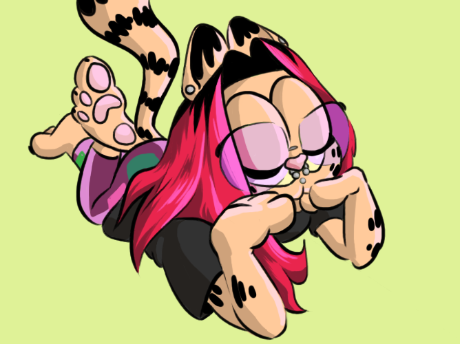 echoofspaghetti's tweet photo. a little garfsona hehe https://t.co/435J6GAfc6