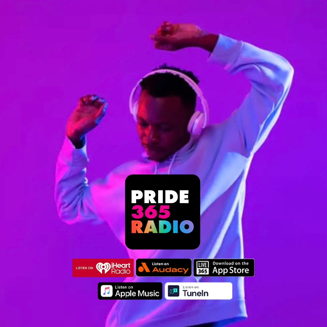 Happy Pride as we celebrate this last weekend of Pride Month! ❤️🏳️‍🌈🏳️‍⚧️

Pride365 is everywhere you stream radio: @iheartradio @audacy @live365official <a href="/tunein/">TuneIn</a> @applemusic and pride365.org

Celebrate LGBTQ+ Pride because we’re not just gay in June, we’re gay all year!