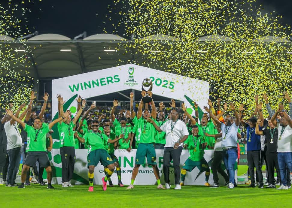 YoungAfricansEN's tweet photo. 𝐂𝐇𝐀𝐌𝐏𝐈𝐎𝐍𝐒🏆

#CRDBBankFederationCupFinal 2024/2025

#TheClubAboveAll
#DaimaMbeleNyumaMwiko https://t.co/ViTeMDNEBZ