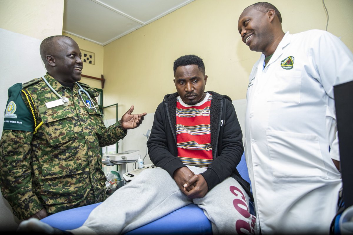 The East African Community Armed Forces conduct medical services in Nyanza District, on Sunday, June 29, 2025

📷