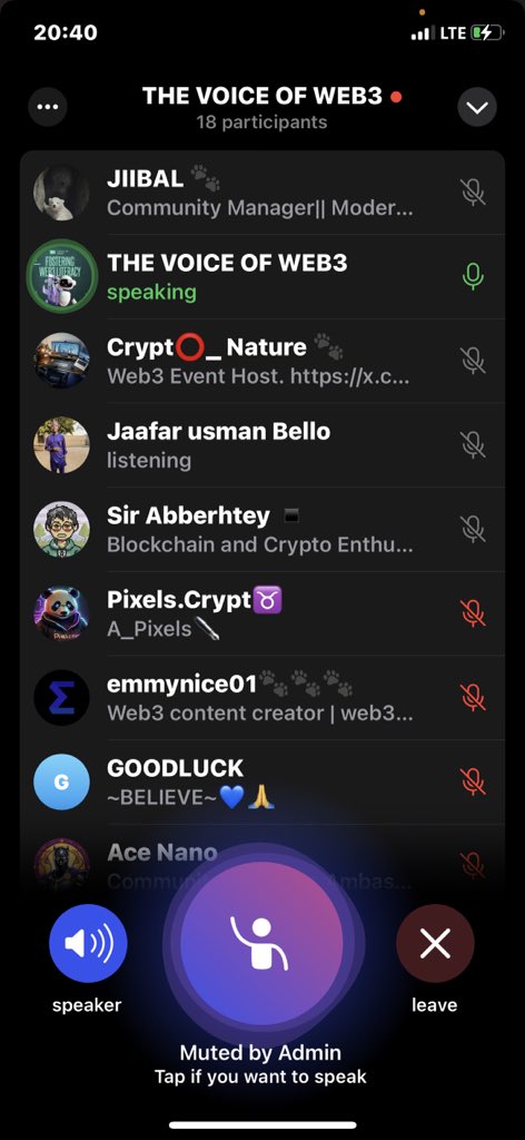 Just wrapped up a Telegram call hosted by <a href="/dvoiceofweb3/">VOICE OF WEB3</a> and it was honestly so insightful 👏🏾
Thank you for creating spaces like this where people can truly learn and navigate their way through Web3.
Keep doing the good work 💛

<a href="/Web3Geek01/">WEB3GEEK👑</a> <a href="/_Jiibal/">Jiibal</a>