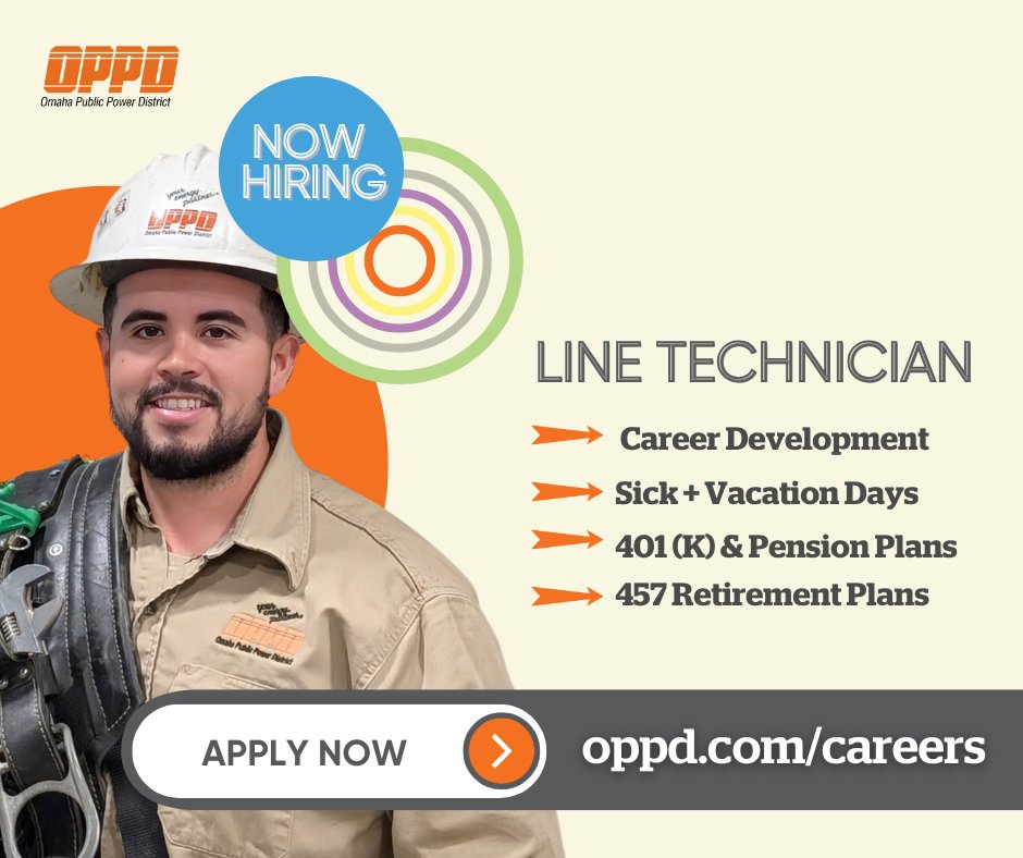 Looking for an electrifying career in the energy industry?💡We're searching for a Line Technician to join our team.

Apply now👉 ow.ly/Piey50WhEQI