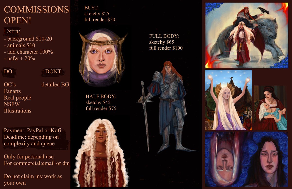 sali_alenn's tweet image. 🗣️updated commission sheet! Soon in Vgen)
