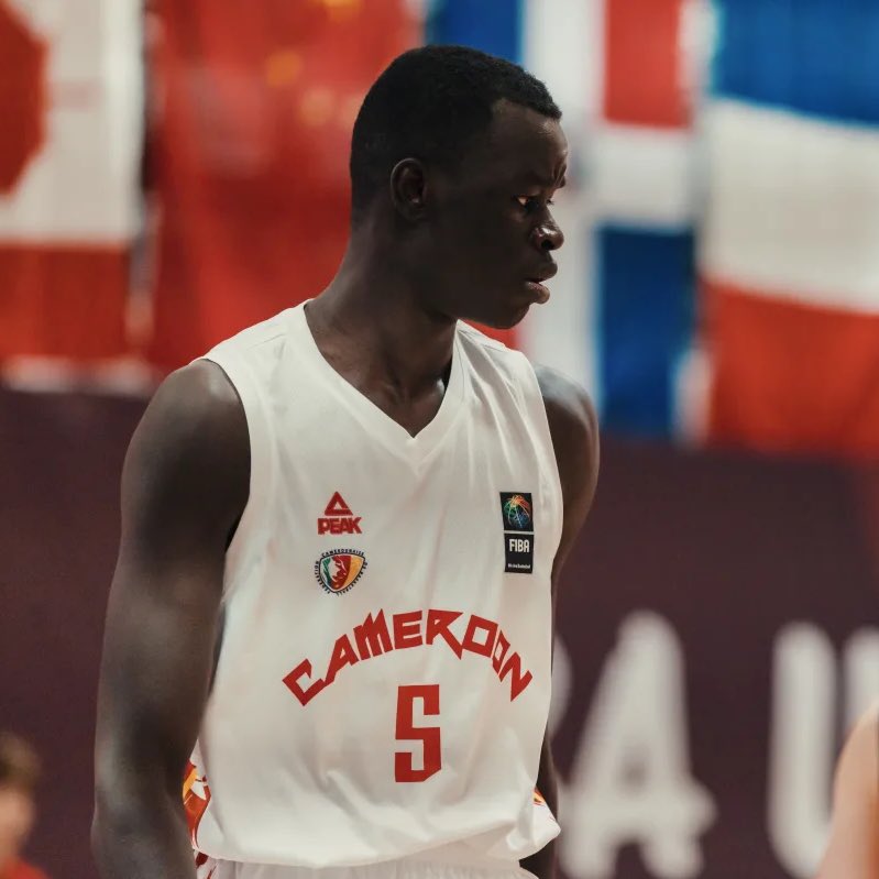 nbadraftpoint's tweet photo. 🇨🇲 Amadou Seini had a wild performance today in Cameroon’s 2OT loss to Australia in the FIBA U19 WC

15 points
24 boards
3 steals
3 blocks
7-11 FG
1-1 FT

The 7’1 big out of the Varese Academy in Italy is a big man prospect to monitor long term. Dominated in AfroBasket as well https://t.co/tcJdvmmt3g