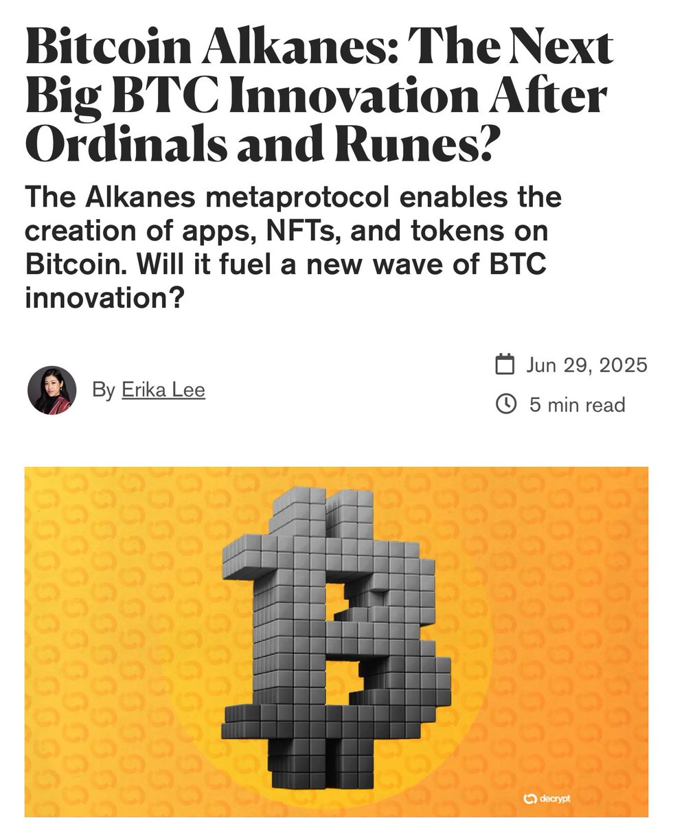 We spent two years crafting purpose driven infrastructure so devs can finally ship smart contracts directly on Bitcoin L1. 

If you’re building on Bitcoin, build here.

<a href="/erikaleetv/">Erika Lee</a> for coverage