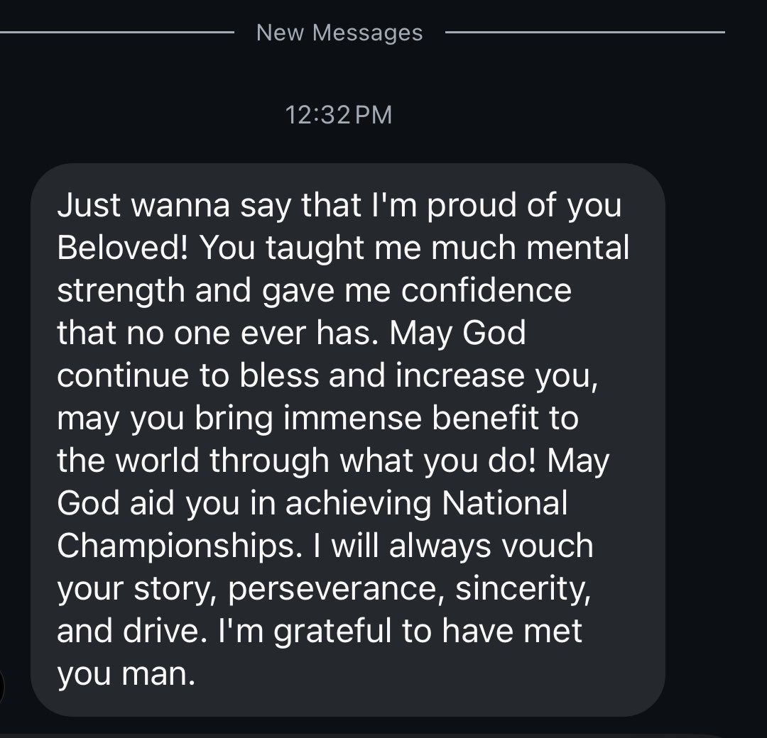The first kid I ever took in and helped my first year as a coach at 22 from James Logan Hs. Is now a husband, dad, minister. Thank God for football man.