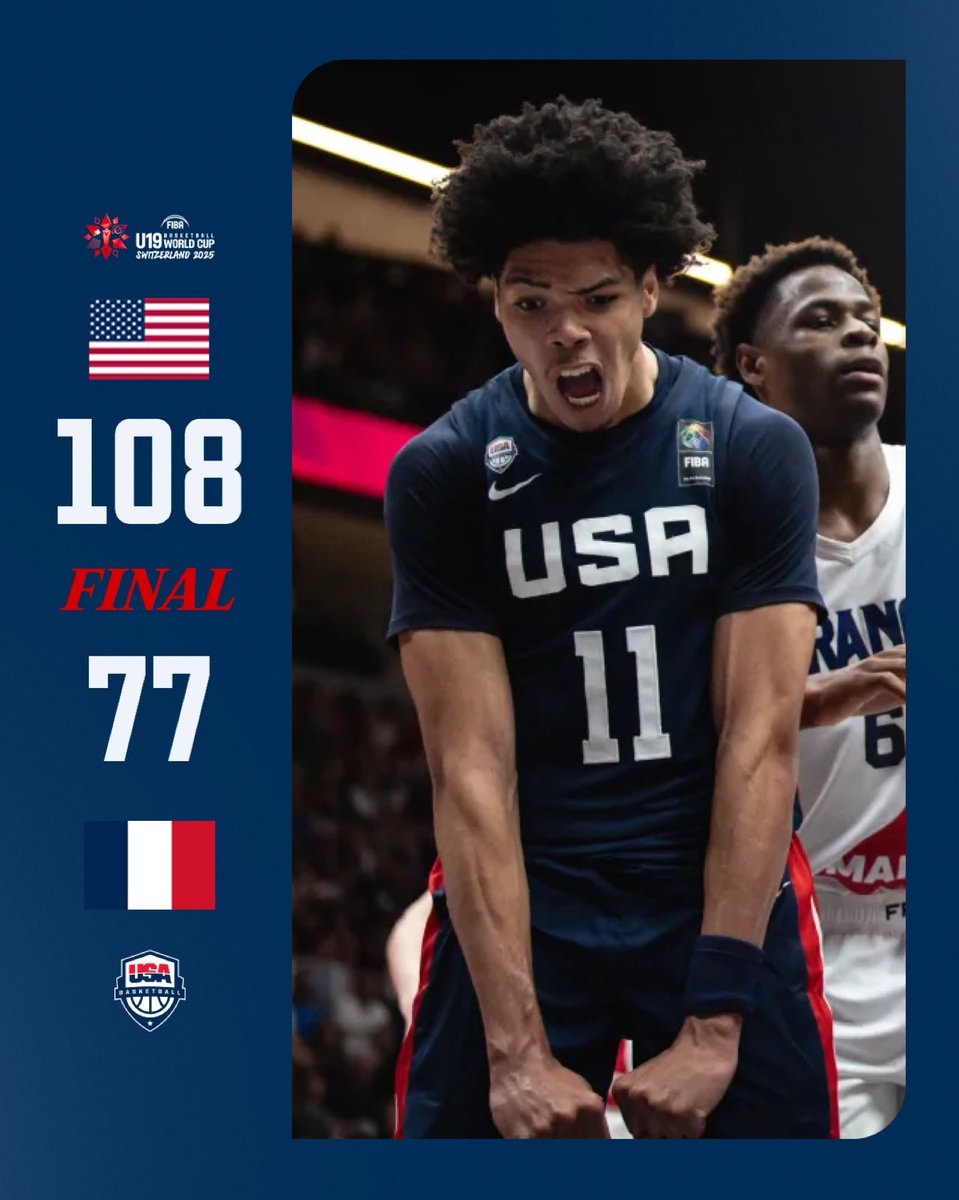 USABJNT (@usabjnt) on Twitter photo ๐บ๐ธ #USABMU19 DUB ๐ค
<a href="/MikelBrownJr1/">Mikel Brown Jr</a> 24 pts, 4 ast, 1 blk
<a href="/kpeat10/">Koa Seward Peat</a> 17 pts, 3 reb, 2 blk
<a href="/AJ_Dybantsa/">AJ Dybantsa</a> 16 pts, 4 reb
#FIBAU19 ๐บ๐ธ #USABMU19 DUB ๐ค
<a href="/MikelBrownJr1/">Mikel Brown Jr</a> 24 pts, 4 ast, 1 blk
<a href="/kpeat10/">Koa Seward Peat</a> 17 pts, 3 reb, 2 blk
<a href="/AJ_Dybantsa/">AJ Dybantsa</a> 16 pts, 4 reb
#FIBAU19