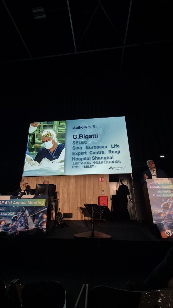 Giubigat's tweet photo. Today at the ESHRE in Paris one of the best session of Hysteroscopy I never attended . Thanks Prof .Pados and to my friend Attila Vereczkey for the excellent moderation and for the several questions that came from the audience showing great interest in the Shaver technique . https://t.co/KEuibrmZeh