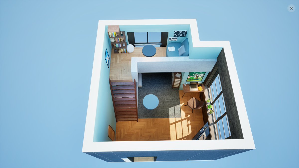 vpgamescapes's tweet image. Revisiting the first small space: a room at a shared NYC apartment. Can't wait to redo the rest!
Game: #SmallSpaces

Thanks to @niklastomkowitz for all the effort put into developing the game &amp;amp; @PolarNinjaPhoto for recommending I try it!