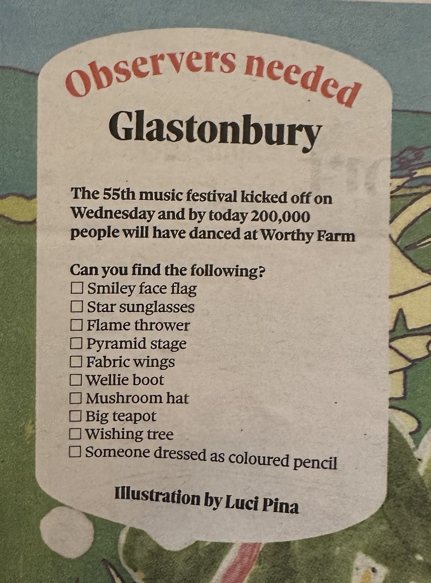 I remember when The Observer was a serious newspaper.