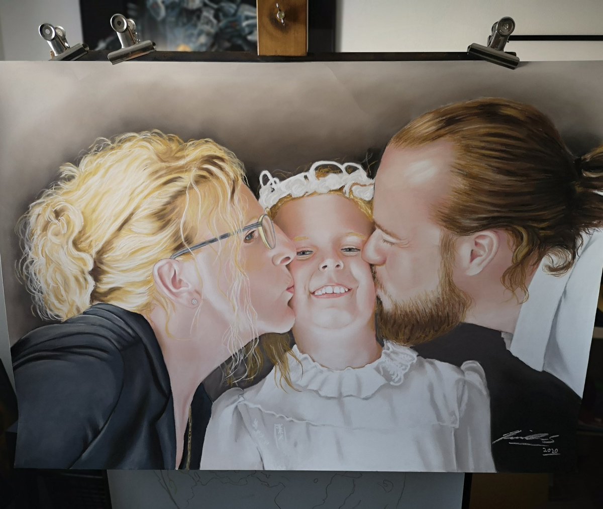 Ich frage mich, ob ich mich vielleicht auf Portrait Malerei spezialisieren sollte?