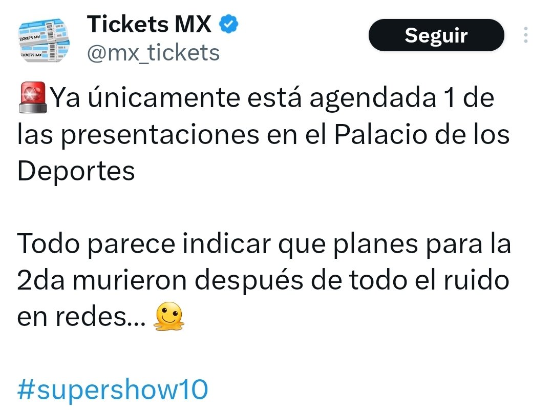 Lizzkim2's tweet photo. OCESA CANCELA TODO ALV ‼️
SUJU se va a enteran de como nos haz tratado 
ELF puede buscar otra promotora (@dilemmamx)
#ProfecoDefiendeLosDerechosDeELF
SIN PRECIOS NO COMPRAMOS
#OcesaAnunciaPreciosSS10
@ocesa_kpop @ocesa_total @ApodacaGroup  
@Profeco @ivan_escalante https://t.co/MfJKmgMieT