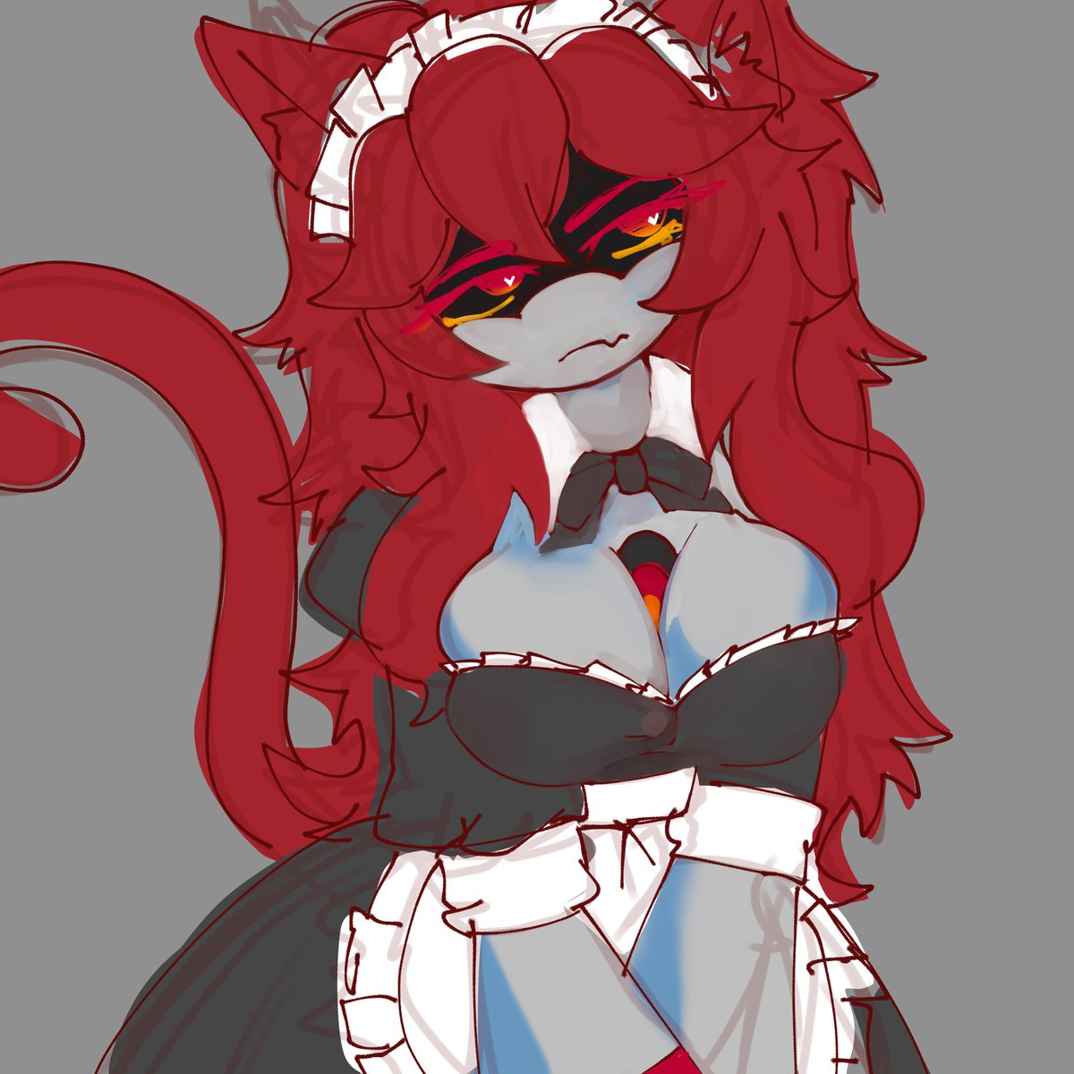 Wild_Queenie's tweet photo. Pretty kitty maid Jinx might not finish got lazy but enjoy it lol
#mdJinx #Sdjinx #art #mdoc #mdtwt #Maidoutfit #murdersDrones #MD #MurdersDronesoc https://t.co/pYRMOQmt1D