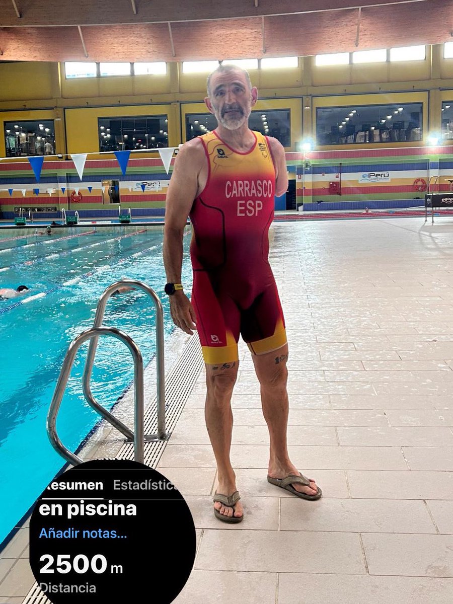 Récord personal, 2500 metros continuos, si me lo manda <a href="/triluarca/">Jaime Menendez de Luarca</a> o @sergiomogena les digo que si están locos😂😂😂

<a href="/Ayto_Caceres/">Ayuntamiento Cáceres</a> <a href="/FJyD/">Fundación Jóvenes y Deporte 🅵🅹🆈🅳 💚🤍🖤</a> <a href="/TRIATLONSP/">FETRI</a> <a href="/fextri/">FEXTRI</a> <a href="/VENKORECARS1/">Venkorecars - Hyundai Cáceres</a>