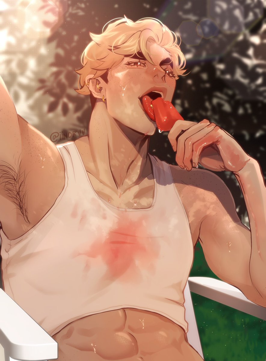 atsumu looks so good during summer… 