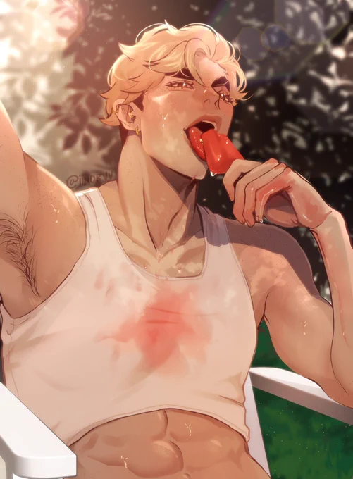 atsumu looks so good during summer… 