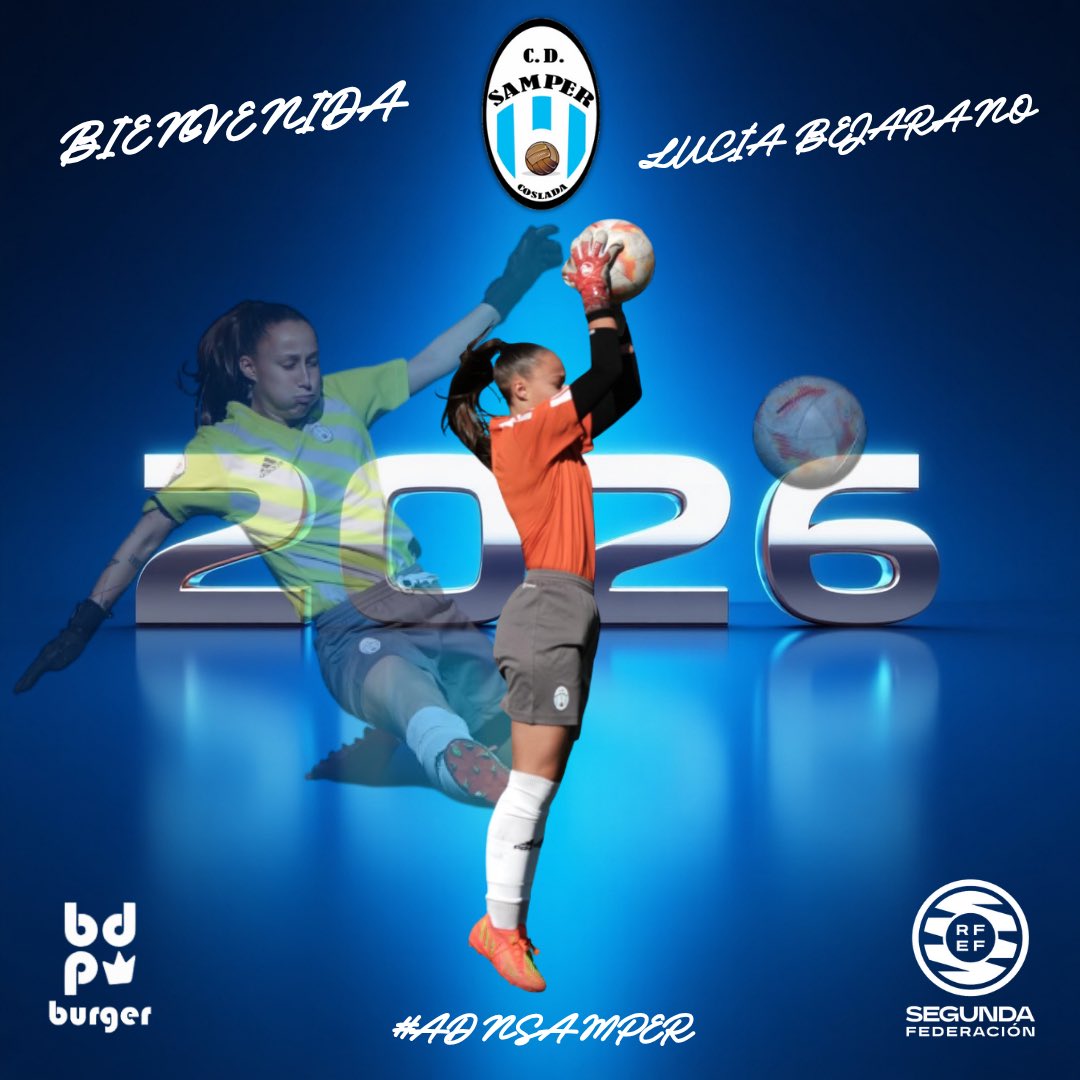 𝑭𝒊𝒄𝒉𝒂𝒋𝒆 | 𝑳𝒖𝒄𝒊́𝒂 𝑩𝒆𝒋𝒂𝒓𝒂𝒏𝒐✅

Cerramos la portería del estreno en Segunda RFEF con su vuelta. 

Encantados de volver a recibirte. 

¡Gracias 𝑩𝒆𝒋𝒂 por volver a casa! 

#𝑩𝒆𝒋𝒂𝒓𝒂𝒏𝒐2026 #𝒂𝒅𝒏𝒔𝒂𝒎𝒑𝒆𝒓 #𝒃𝒅𝒑𝒃𝒖𝒓𝒈𝒆𝒓