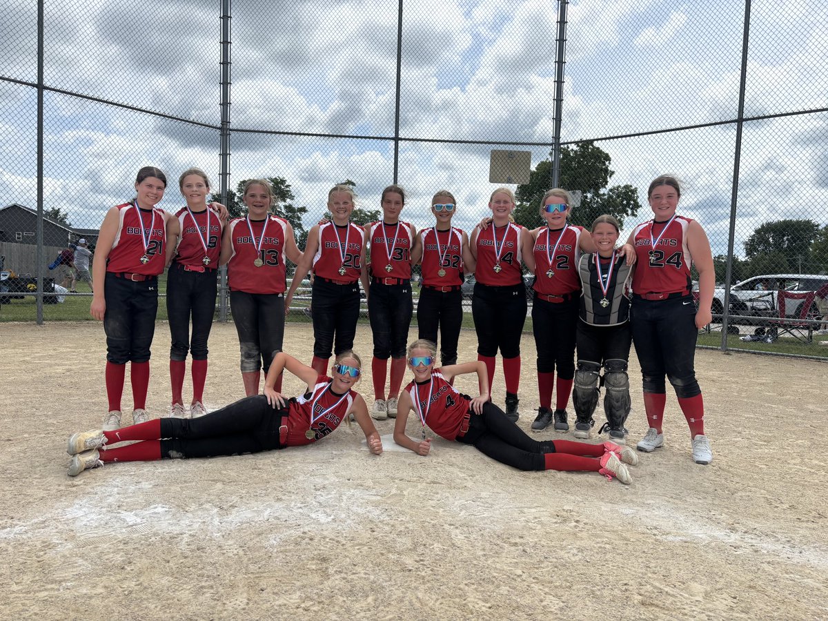 Future Bobcats coming home with the
1st place hardware today!  Girls battled all the way to the title!  Great job ladies and thank you coaches!