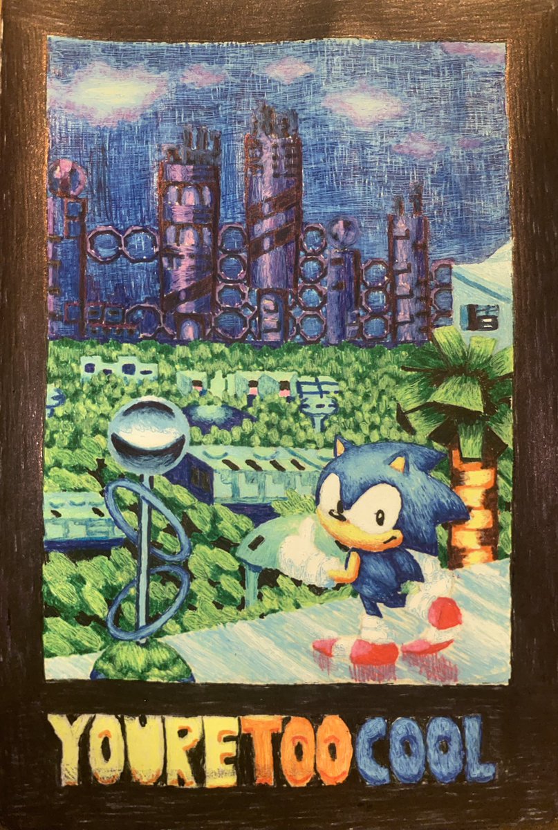 Metallic Madness Good Future - by me

#SonicTheHedgehog #SonicCD #fanart