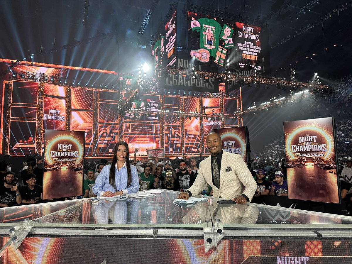 ByronSaxton's tweet image. Thank you @Jackie_Redmond for letting me join you at the desk. I had a blast!
#WWENOC