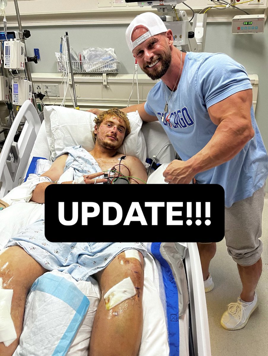 I want to give an update on Anthony from my post the other day, the young man and follower of mine who was hit by a car going 60 mph in a hit and run that I surprise visited in the hospital. Anthony is doing well and started physical therapy but he is in a lot of “unbearable