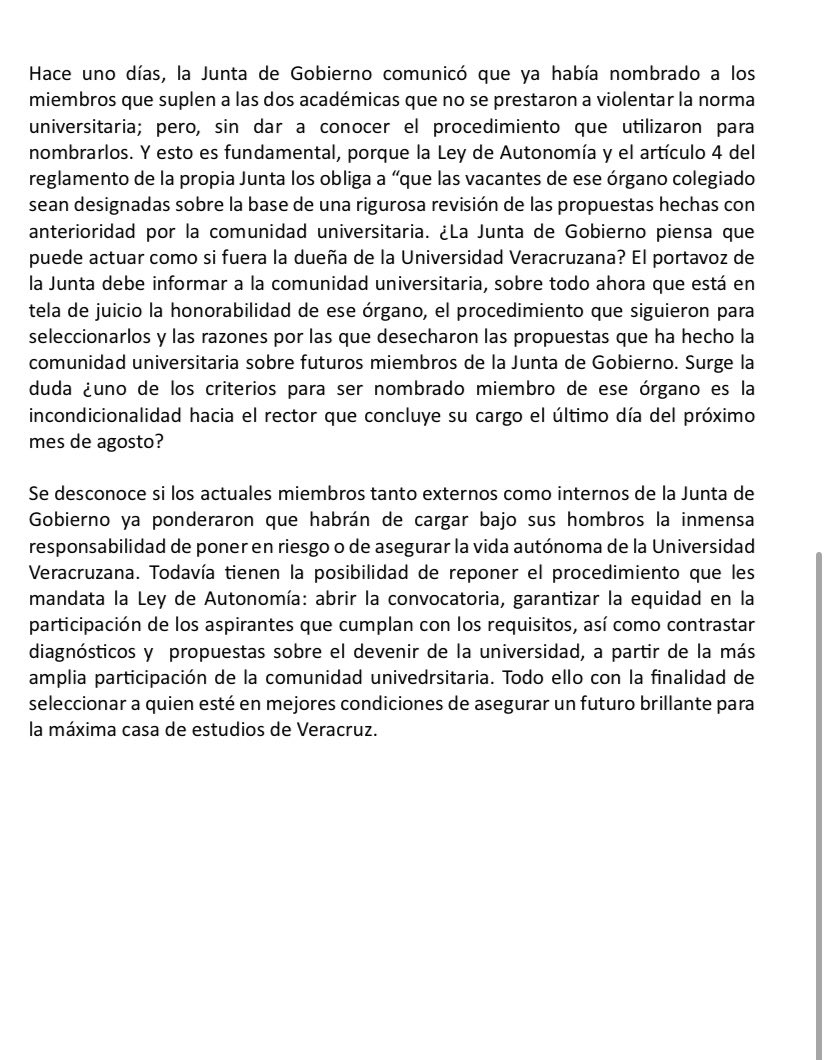 Leamos nuevo texto del
ex rector Víctor A. Arredondo