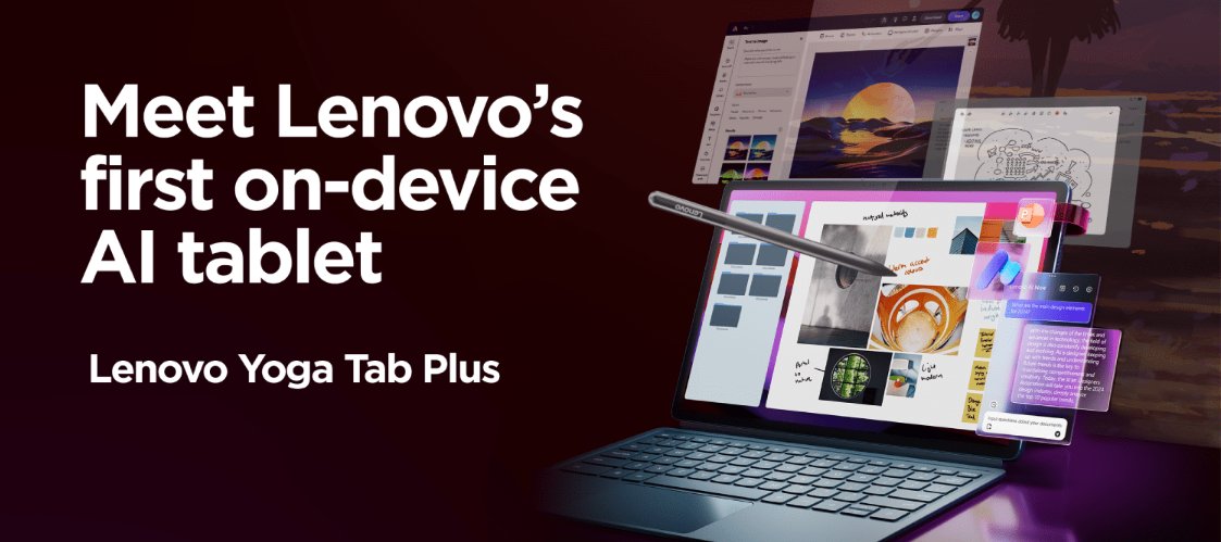 mobi4arena's tweet image. Lenovo Yoga Tab Plus spotted on Amazon India!
✅ 12.7&quot; 3K PureSight Pro Display | Snapdragon 8 Gen 3 | On-device AI
✅ 16GB LPDDR5X RAM | 512GB UFS 4.0 Storage
✅ Dolby Atmos Quad Speakers | 
❎ Android 14 (3 OS + 4 yrs Security)

#Lenovo #YogaTabPlus #AIonDevice #TechLaunch