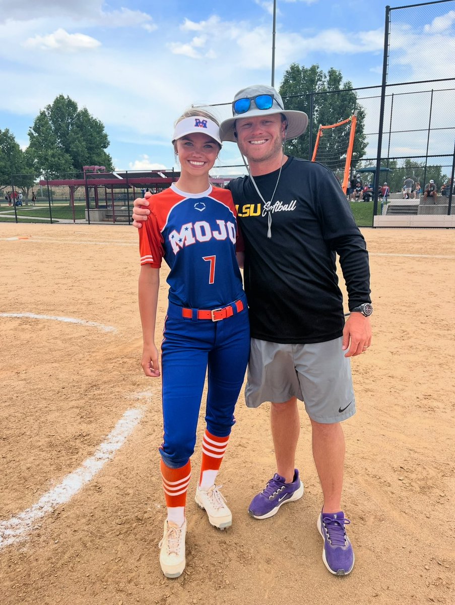 Brooklyn Watson (@brooklynwats27) on Twitter photo Just wrapped up an incredible softball camp with the LSU coaches! 💜💛
Learning elite skills, getting great feedback, and leveling up every second on the field.
Grateful for the opportunity and ready to bring that fire to my game! 🔥🐅
<a href="/LSU_SandraMoton/">Sandra</a> <a href="/LSUsoftball/">LSU Softball</a> <a href="/BethTorina/">Beth Torina</a> Just wrapped up an incredible softball camp with the LSU coaches! 💜💛
Learning elite skills, getting great feedback, and leveling up every second on the field.
Grateful for the opportunity and ready to bring that fire to my game! 🔥🐅
<a href="/LSU_SandraMoton/">Sandra</a> <a href="/LSUsoftball/">LSU Softball</a> <a href="/BethTorina/">Beth Torina</a>
