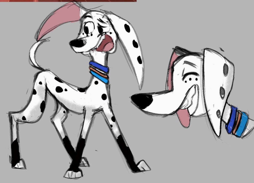 My version of an "adult" version of Dolly. I didn't think much of it at first but the design slowly grew on me

I might do the rest of the cast next :] 
#101dalmatianstreet #dollydalmatian
