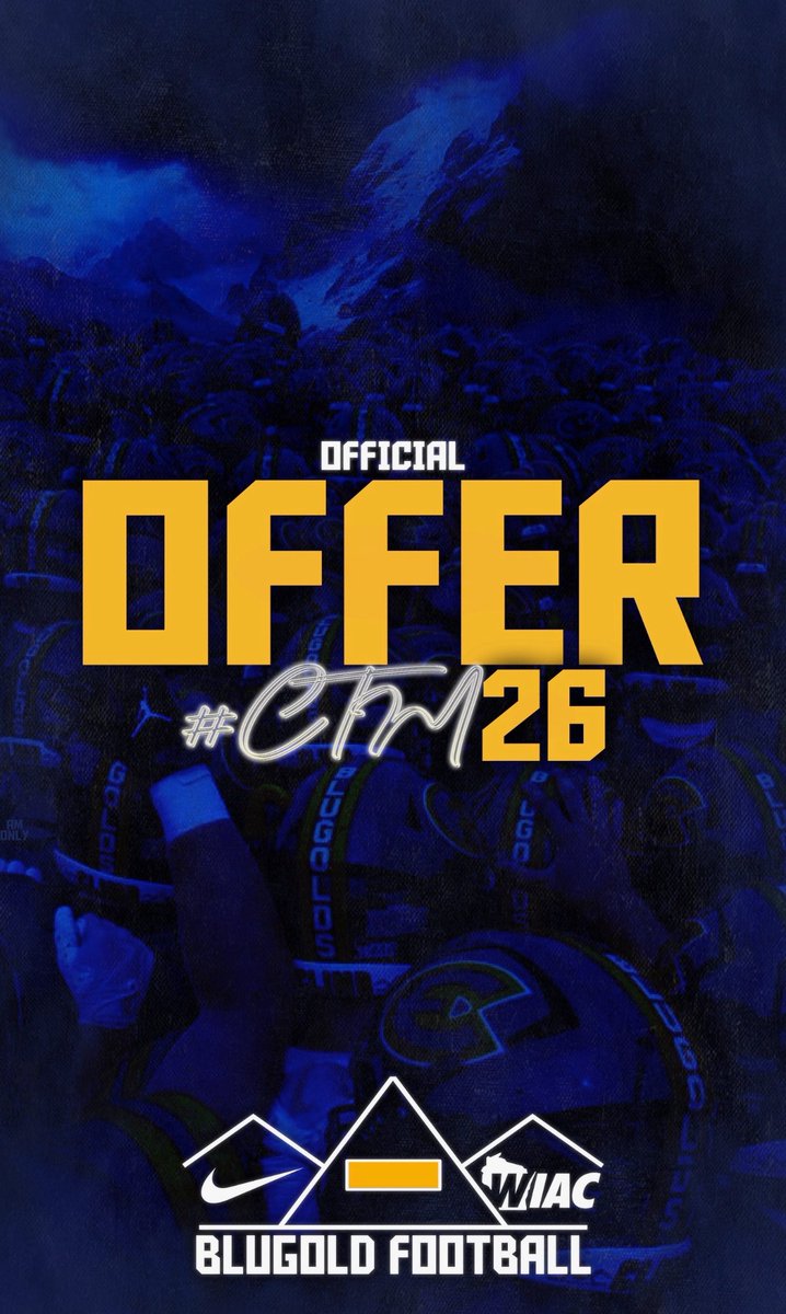 cam_mctaggart's tweet image. After a great phone call with @CoachE_Blugolds I am very blessed to have received an offer from @UWECFootball
@CoachBobDunnJr @HTsimouris