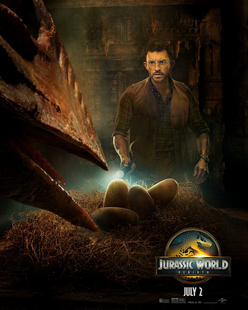 Scarlett Johansson, Mahershala Ali and Jonathan Bailey star in Jurassic World Rebirth. Only in theaters July 2.

readingcinemas.com