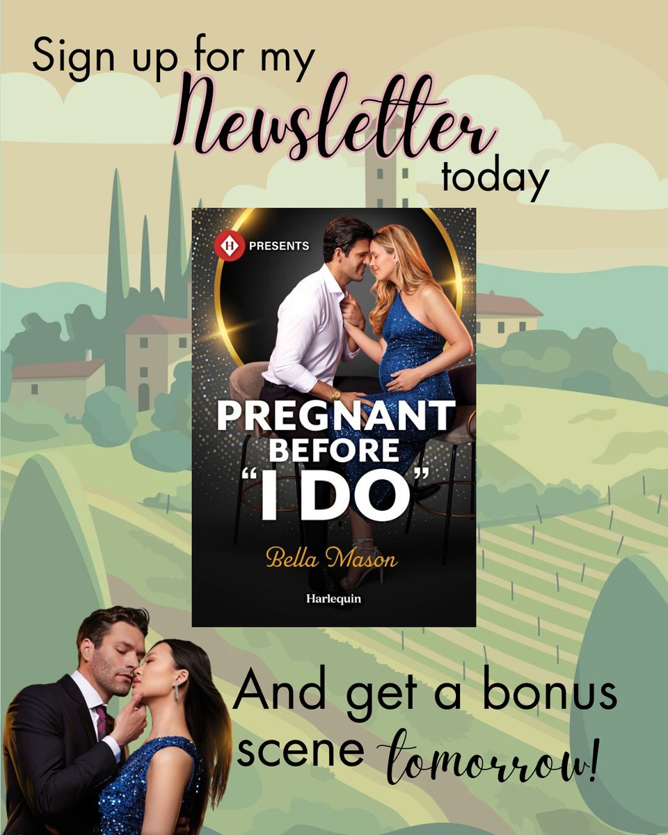 To celebrate the release Pregnant Before "I Do", in North America, Newsletter subscribers  will receive a bonus scene on July 1st!

Link in Bio

#books #romance #romancebooks #newrelease #Newsletter #BonusScene #bonuscontent