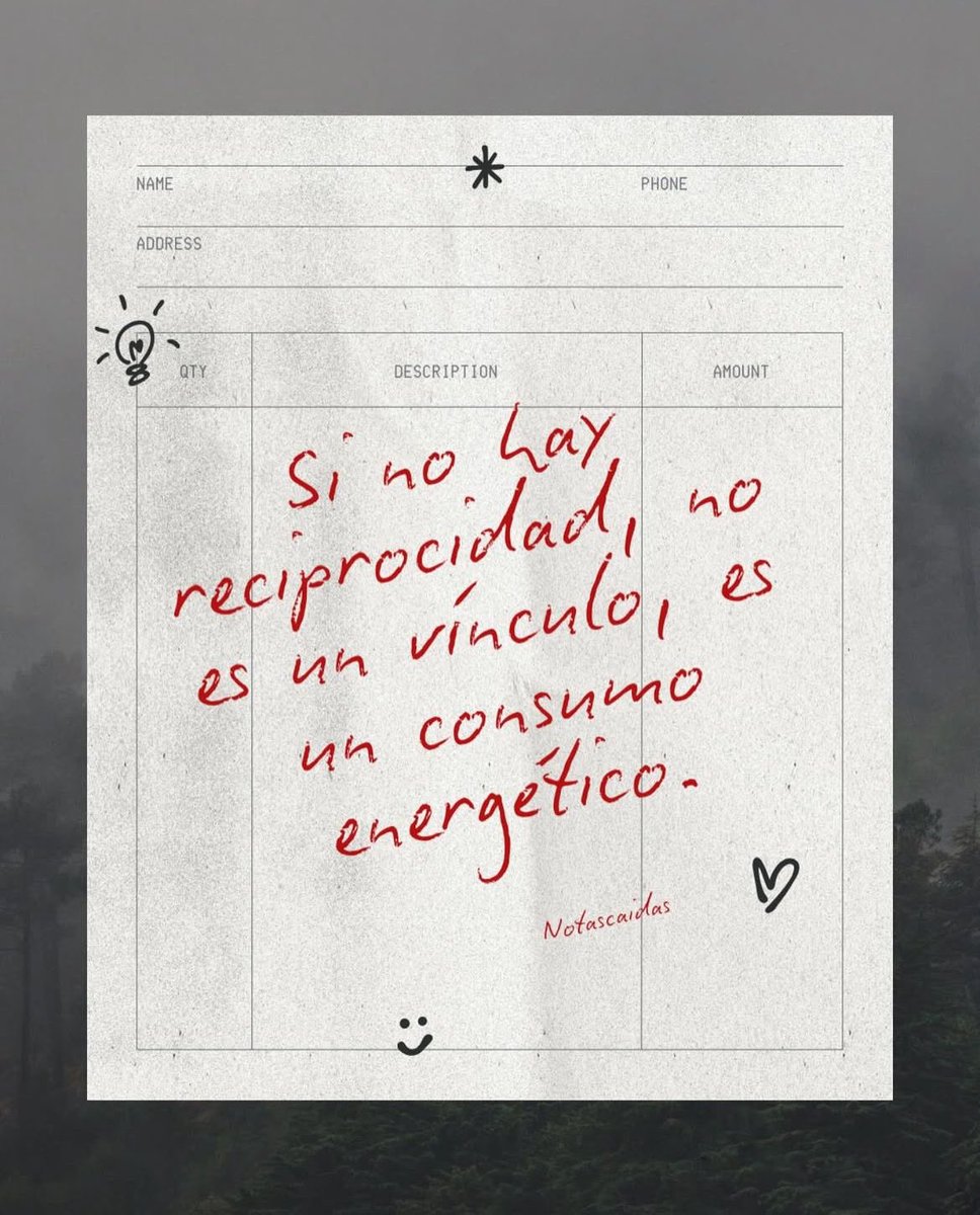 Si no hay recíproco, no hay nada