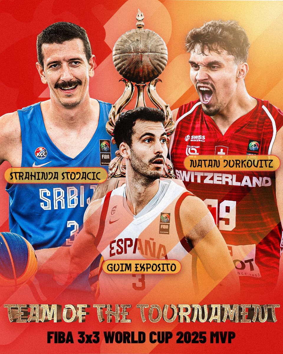 STARS OF THE SHOW! 🤩💥

Your #3x3WC men's Team of the Tournament! 🙌