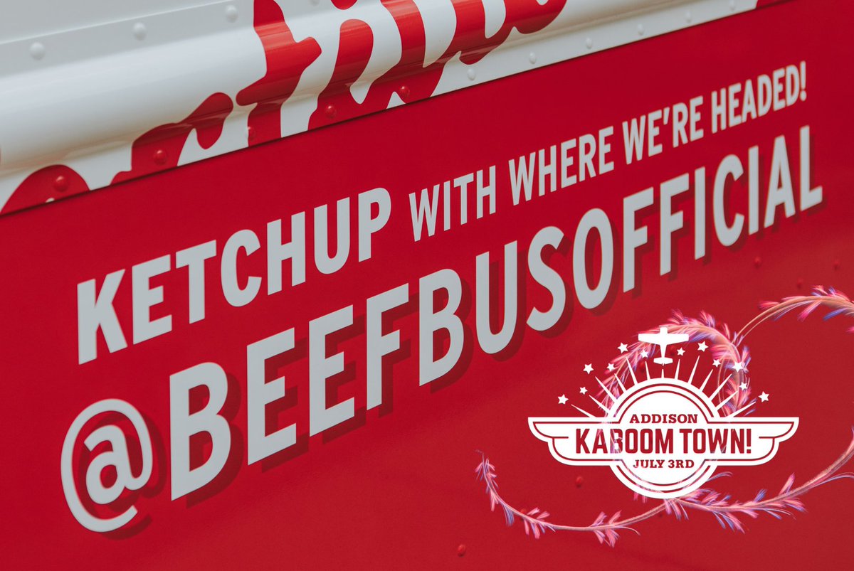 BeefBusOfficial's tweet image. Get ready for a flavor explosion — the Portillo’s Beef Bus is coming Kaboom Town on July 3rd!  

🎆 July 3, 2025 – Kaboom Town
📍4970 Addison Circle, Addison, TX 75001
⏰ 5:00pm-11:00pm