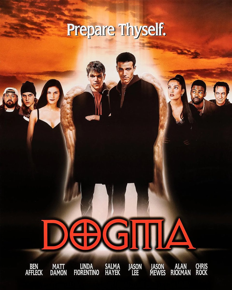 UmbrellaEnt's tweet image. We are ecstatic to announce that Umbrella will release the new 4K restoration of DOGMA from director Kevin Smith in Australia and New Zealand.
Prepare thyself for the second coming... in cinemas and a 4K Collector's Edition 😇